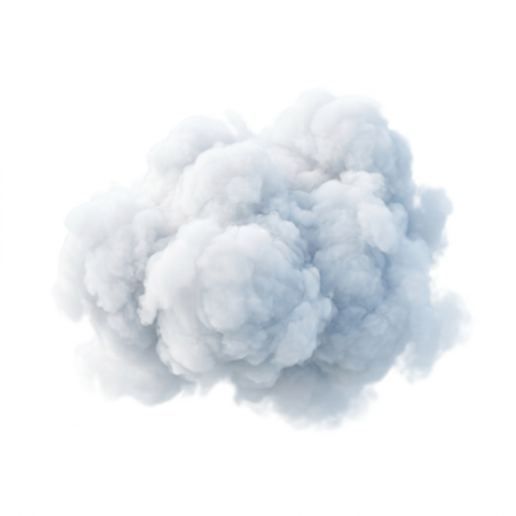 Fluffy cloud